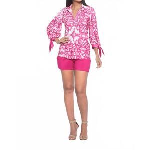 NEW JULIAN CHANG amir long sleeve shirt in pink